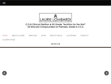 Tablet Screenshot of laurielombardi.com